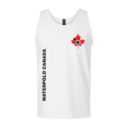 Gildan Men's Water Polo Leaf Emblem Printed Tank Top Thumbnail