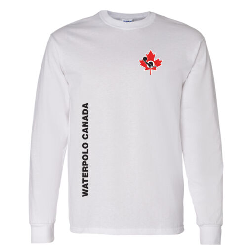 Gildan Unisex Water Polo Leaf Printed Long Sleeve Thumbnail