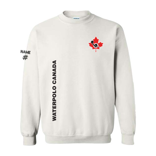 Gildan Unisex Water Polo Leaf Emblem Printed Crewneck Thumbnail